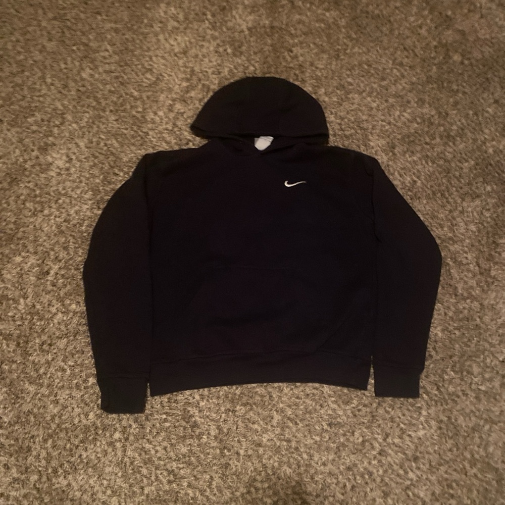 Nike Black Hoodie with White Tag